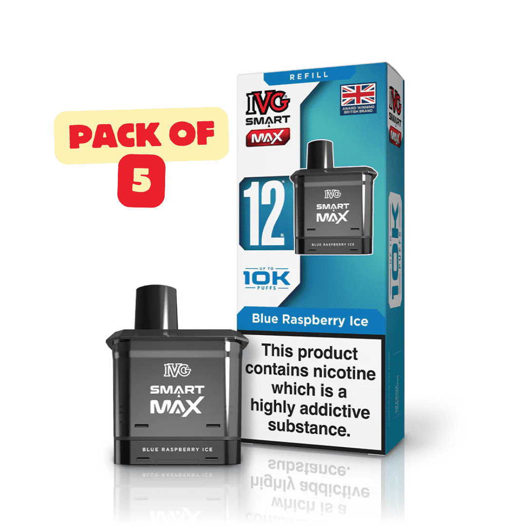Blue-Raspberry-Ice-IVG-Smart-Max-10K-Replacement-Pods-Pack-of-5-Wholesale-vape-wholesale-24