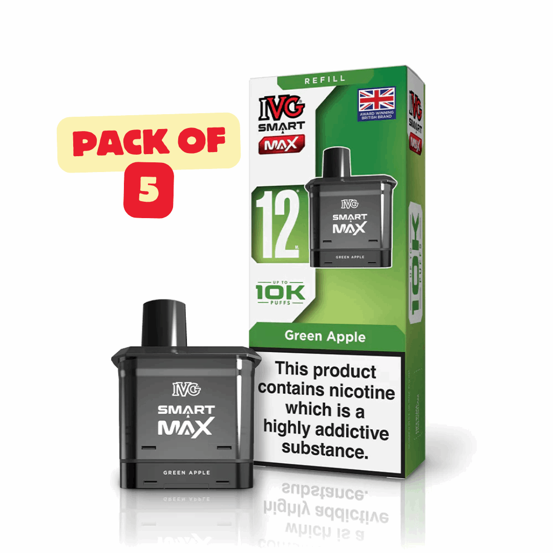 Green-Apple-IVG-Smart-Max-10K-Replacement-Pods-Pack-of-5-Wholesale-vape-wholesale-24