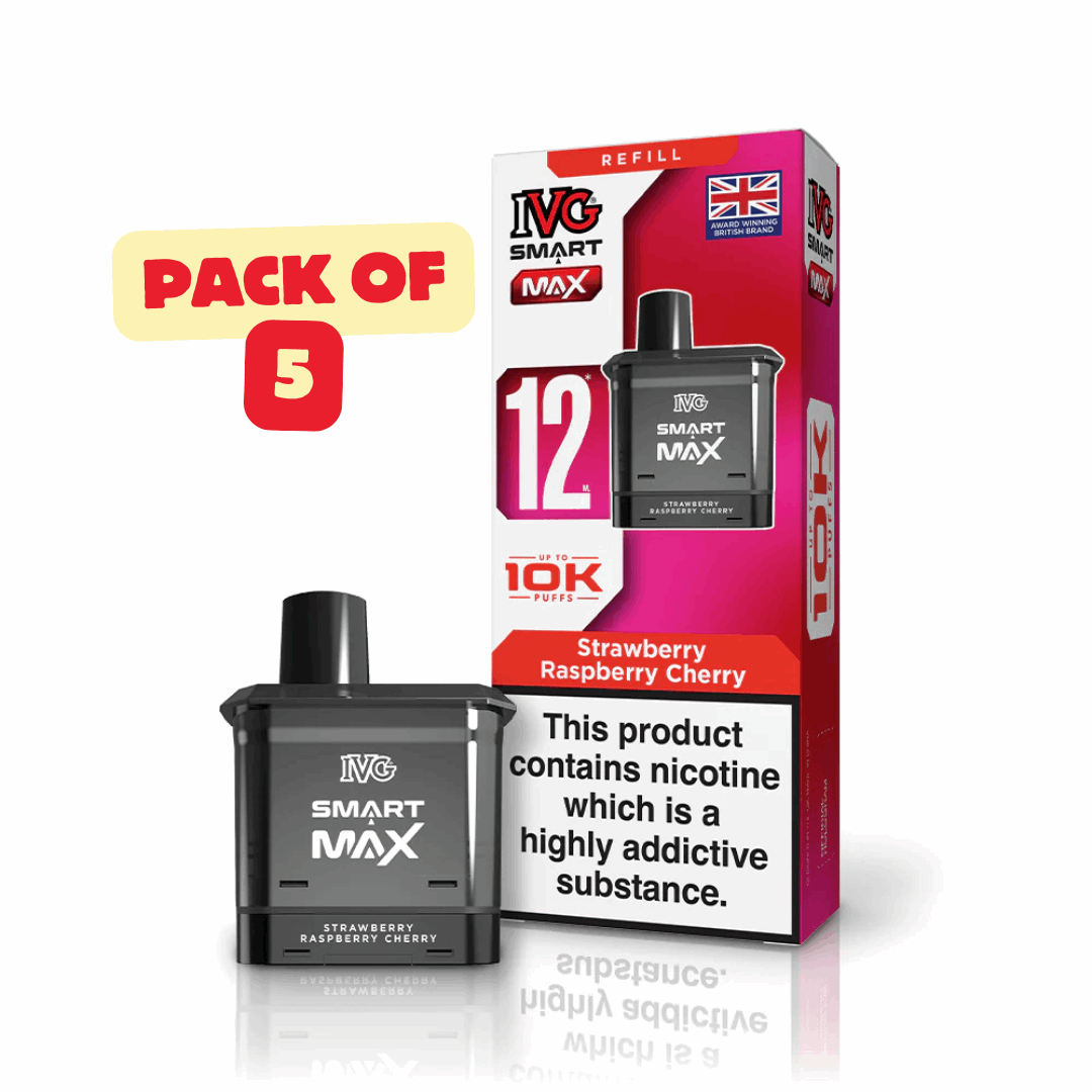 Strawberry-Raspberry-Cherry-IVG-Smart-Max-10K-Replacement-Pods-Pack-of-5-Wholesale-vape-wholesale-24