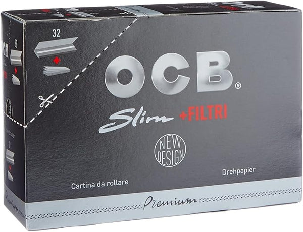 OCB Premium King Size Rolling Papers + Tips - Wholesale | 32 Booklets