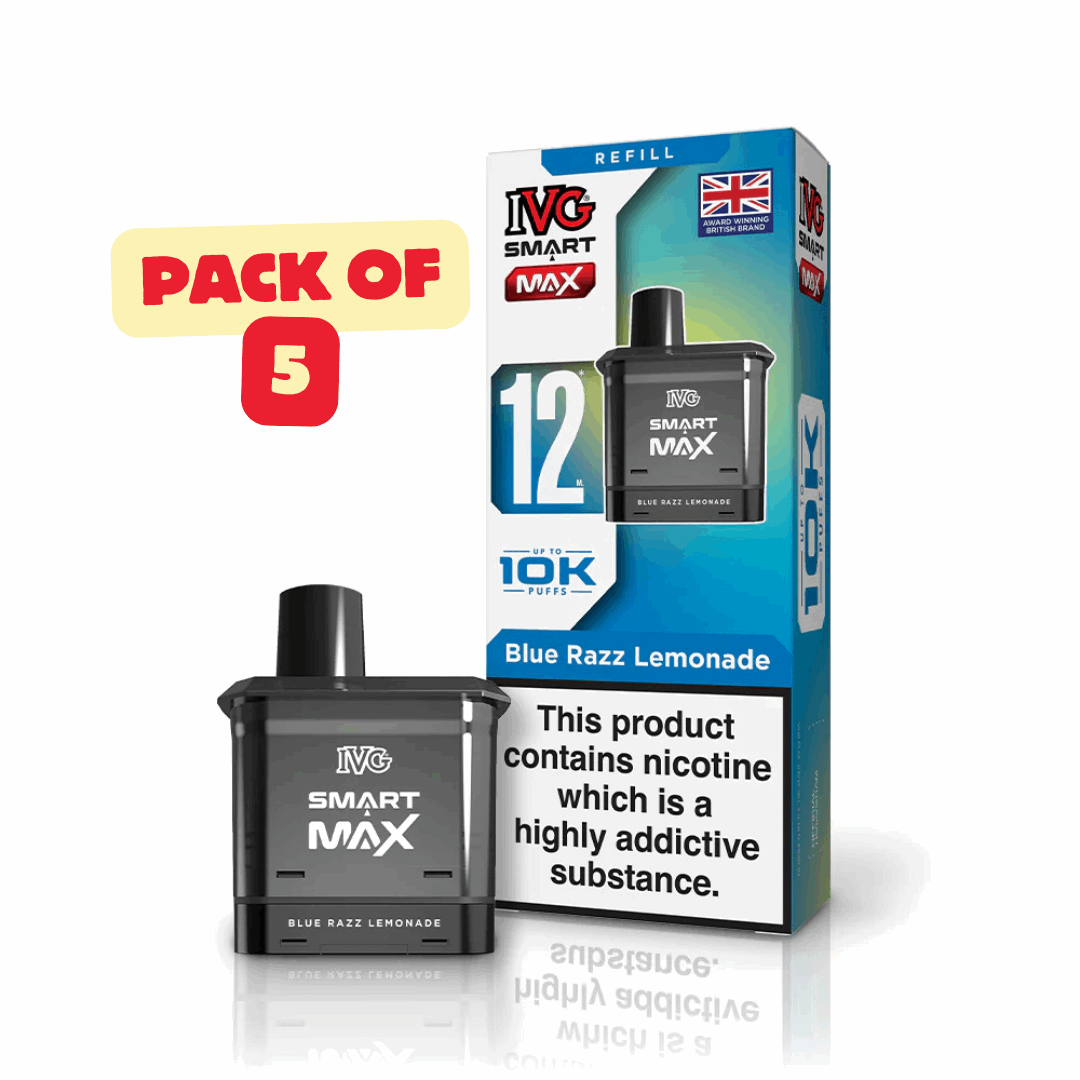 Blue-Razz-Lemonade-IVG-Smart-Max-10K-Replacement-Pods-Pack-of-5-Wholesale-vape-wholesale-24