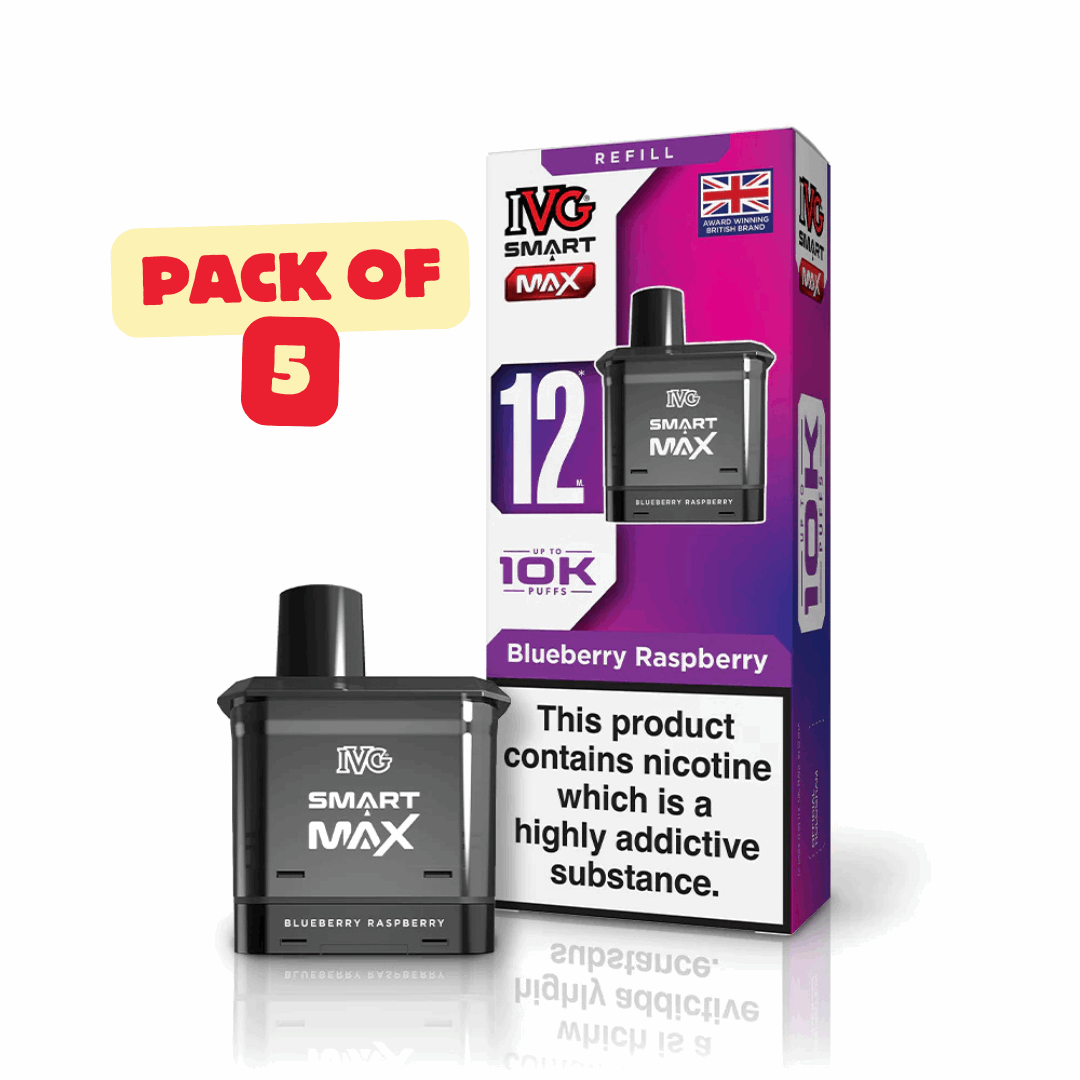 Blueberry-Raspberry-IVG-Smart-Max-10K-Replacement-Pods-Pack-of-5-Wholesale-vape-wholesale-24