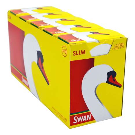 Swan Slim Loose Filter Tips 10 Pack [10 Pcs]