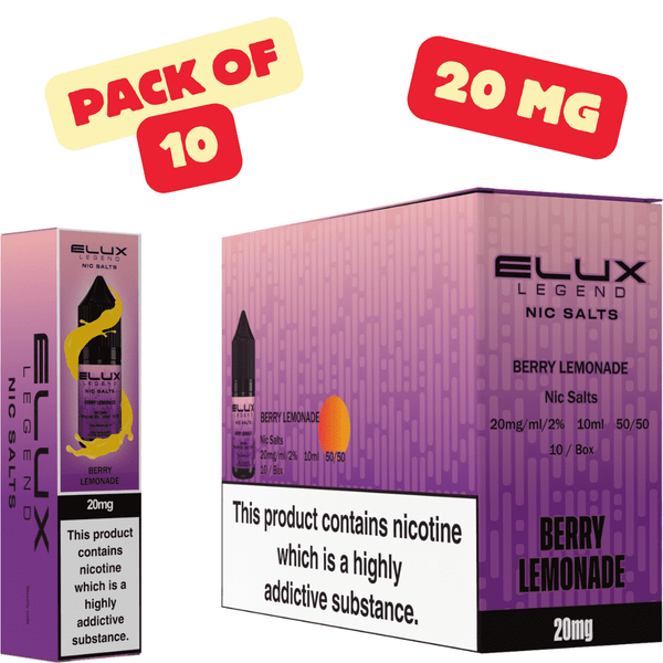 ELUX Nic Salts Wholesale | Pack of 10 - vapewholesale24.co.uk ELUX Nic Salts Wholesale | Pack of 10 - vapewholesale24.co.uk